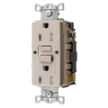 Hubbell Wiring Device-Kellems Ground Fault Products, Commercial Tamper-Resistant GFCI Receptacles, GFTRST15LA GFTRST15LA